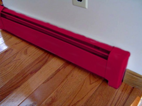 paint, rusted, baseboard heaters, DIY, baseboard covers, how to
